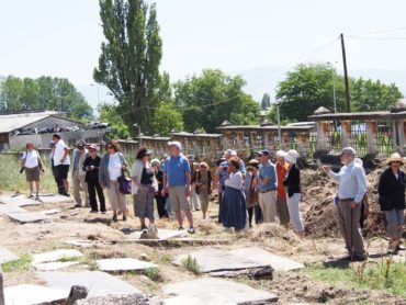 Our group at the Monastir Jewish Cemetery